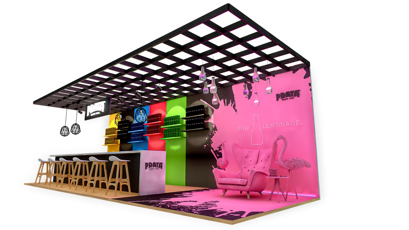 Stand Prata Mixer Pink Lemonade